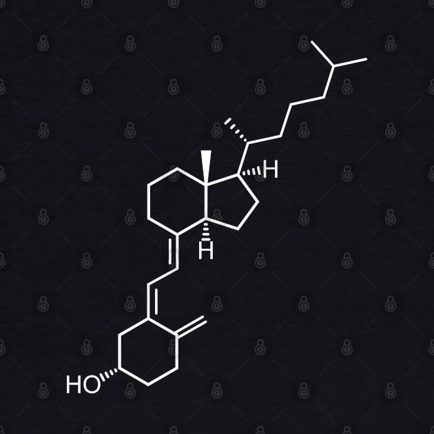 Vitamin D3 Cholecalciferol C27H44O by Zeeph